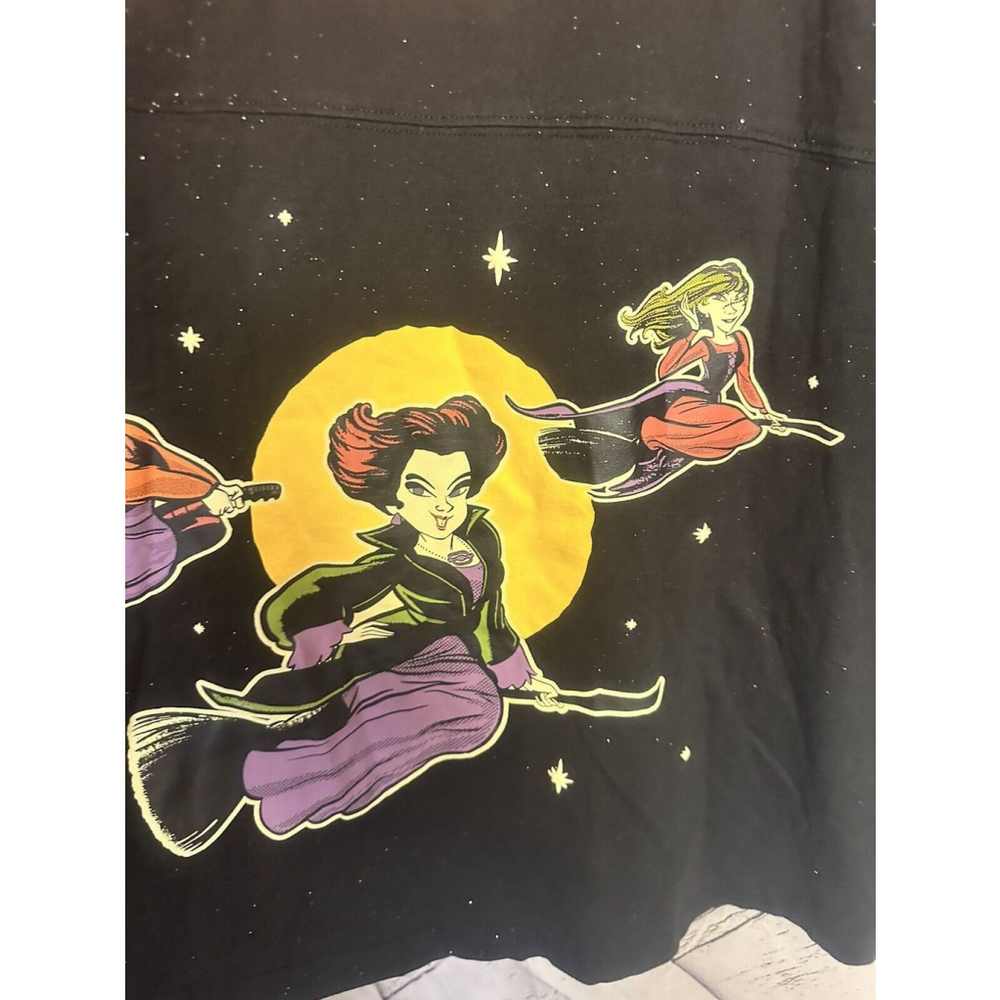 Disney Spirit Jersey Adult XXL Black Hocus Pocus Villain Spelltacular Halloween - Picture 9 of 12